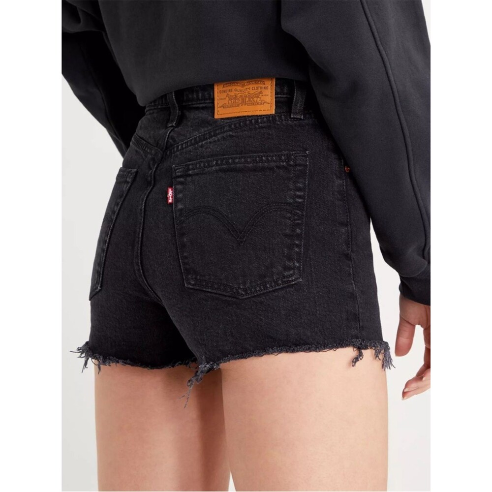 Levi's Premium Ribcage Cutoff Jean Short | Black | 27